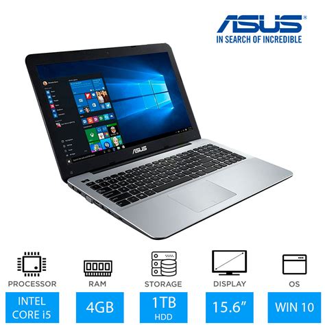 Asus X555la Xo2625t 156 Multimedia Laptop Intel Core I5 5200u 4gb Ram