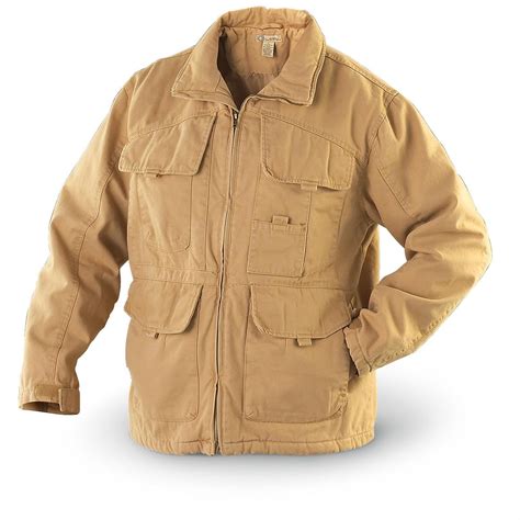 Outdoor Outfitters® Hooded Work Jacket Light Tan 161499 Insulated