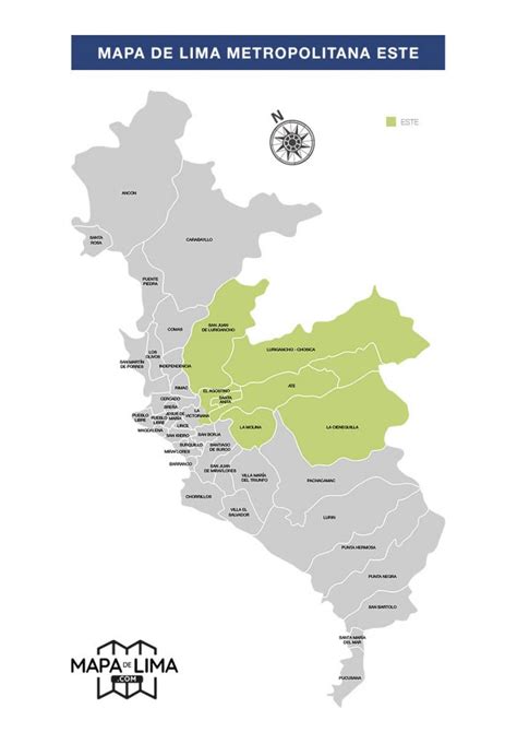 Mapa De Lima Este