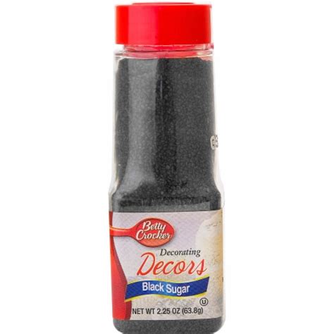 Betty Crocker Decorating Decors Sugar Sprinkles Black 225 Oz Fry