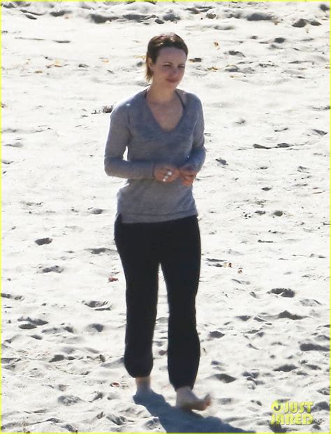 Rachel Mcadams Films True Detective Beach Scenes With Leven Rambin Photo Leven