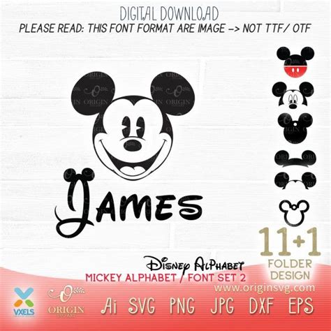 Mickey Disney Font Svg Disney Alphabet Disney Font Fonts Alphabet