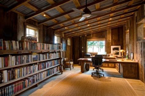 17 Inspiring Rustic Home Office And Study Designs That Will