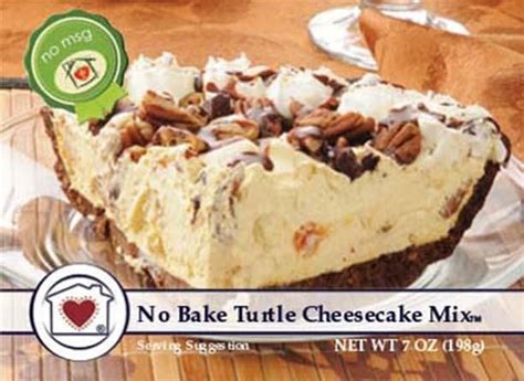 No Bake Turtle Cheesecake Mix Cheesecake Mix Desserts Baking