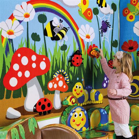 Back To Nature Interactive Childrens Wall Display
