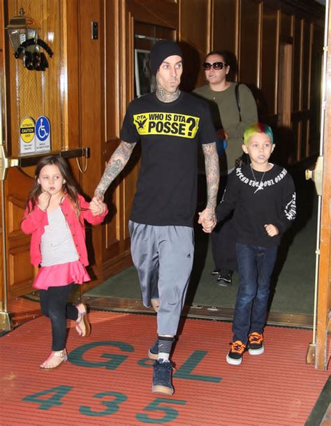Travis barker provides a revealing, frank and inspiring look into a life defined by perseverance, dedication, and an unwavering. Travis Barker Takes Care Of Father Duties | Celeb Baby Laundry