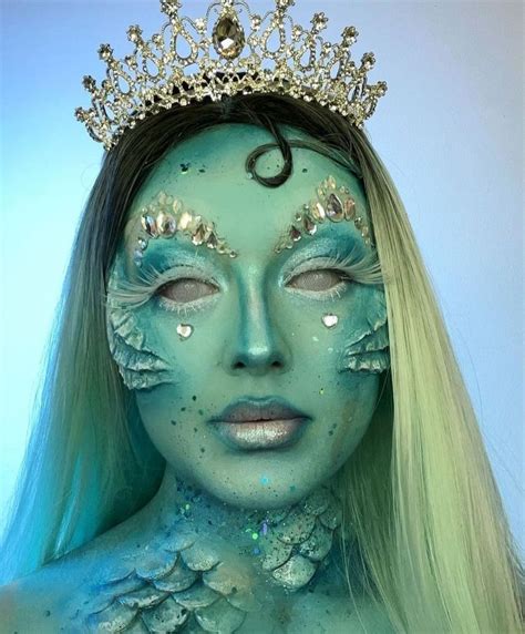 Pin By Kerissapilcher On Mermaid Mermaid Fantasy Makeup Mermaid