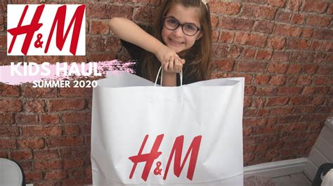 Handm Kids Summer Haul 2020 Beauty And The Kids Youtube