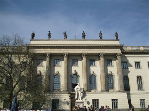 The Humboldt University Of Berlin German Humboldt Universität Zu