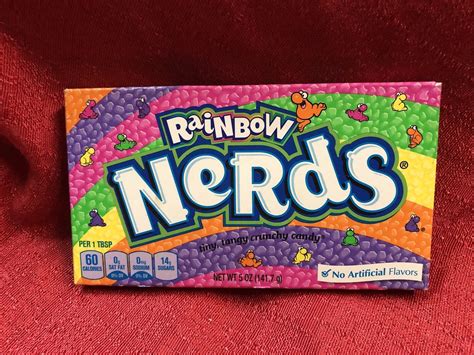 2 Boxes Of Willy Wonka Nerds Rainbow Theater Size Box 5 Oz Each Candy