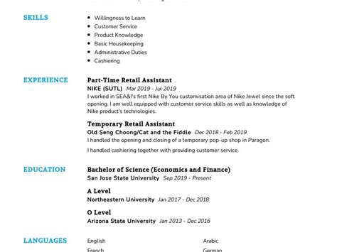 University Student Resume Example In 2024 Resumekraft
