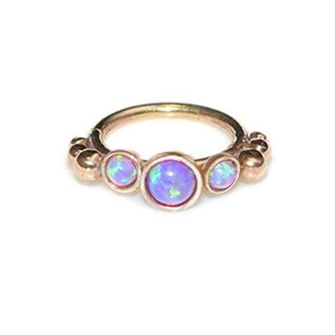 Purple Opals Nose Ring Purpleopals Opalnoserings Fashion Iroocca