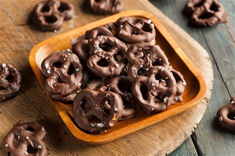 Homemade Chocolate Covered Pretzels Stock Photo Download Image Now