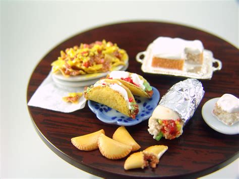 Dollhouse Miniature Mexican Food In 112 Scale Food Mexican Food