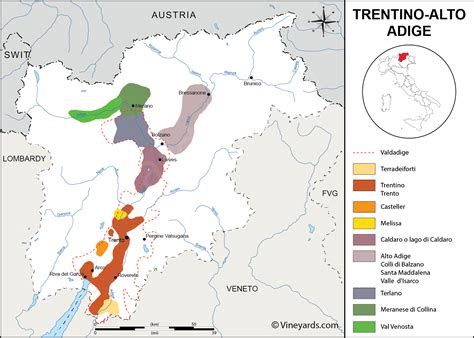 Map Of Austria Tyrol Region Maps Of The World