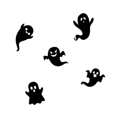 Cute Ghost Silhouette