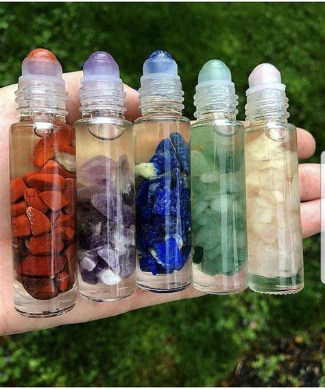 Crystal essential oil rollers | Lip gloss homemade, Lip ...