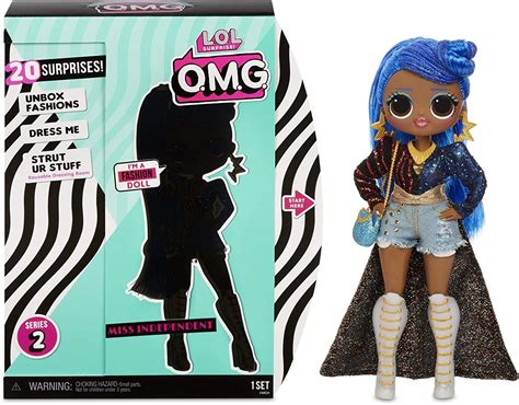 New Lol Surprise Omg Series 2 Fashion Doll Miss Independent In Hand