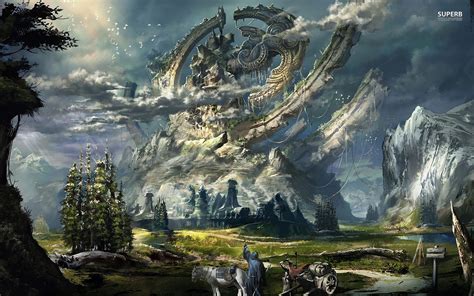 Fantasy Landscape Wallpaper And Background Image 1680x1050