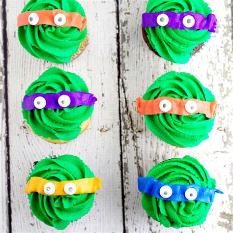 Teenage Mutant Ninja Turtles Cupcakes The Gracious Wife