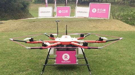 Launch Of Sora Raku Drone Delivery Service Rakuten Group Inc