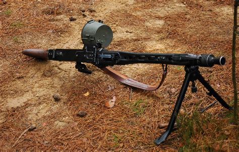 Wallpaper War Machine Gun German World Second Times Mg 42 Single