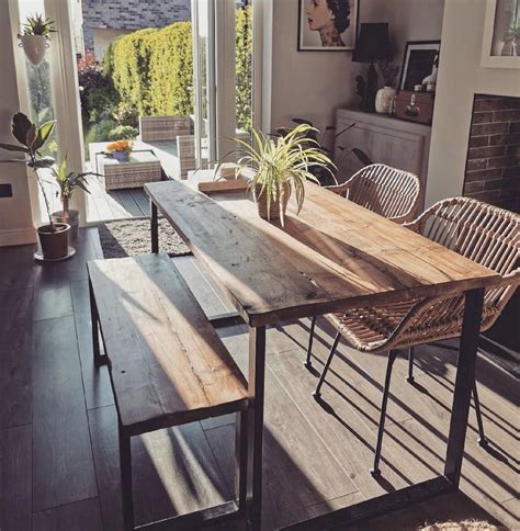 Reclaimed Wood Dining Table Sustainable Furniture