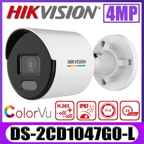 hikvision ds 2cd1047g0 l 4mp poe h 265 outdoor colorvu fixed bullet ip camera 102 69 picclick