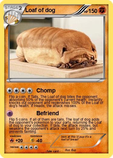 Pokémon Loaf Of Dog 2 2 Chomp My Pokemon Card