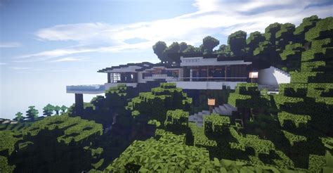 50 Subs Special Renowned Modern Mountain House 3 Minecraft Project