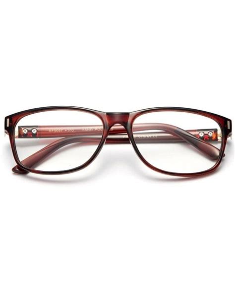 newbee fashion brooks round wayfarer style fashion reading glasses brown cj1274nntel