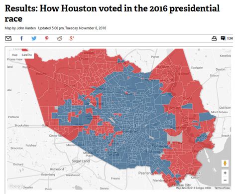 Thompson won 68% of the vote in 2016 in this brazoria county district, where the democrats did not field a candidate in 2018. How Houston Voted in the 2016 Presidential Election - HAR.com