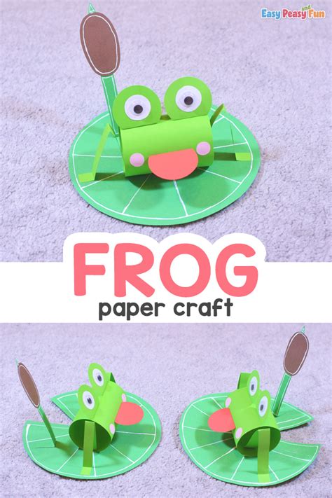 Frog On A Lily Pad Craft Easy Peasy And Fun