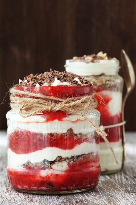 Yummy Strawberry Dessert In A Jar Recipe