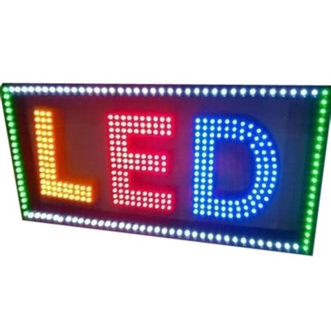 Led Display Board Type Of Lighting Application Outdoor Lighting At Rs