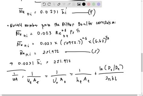 Solved Determine Steam Is To Be Condensed On The Shell Side Of A 1