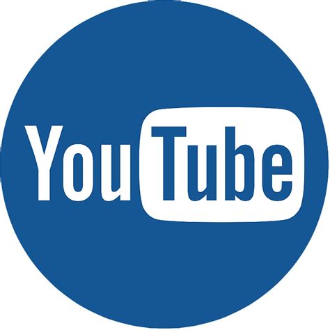 Youtube Dark Blue Logo Transparent Png Stickpng