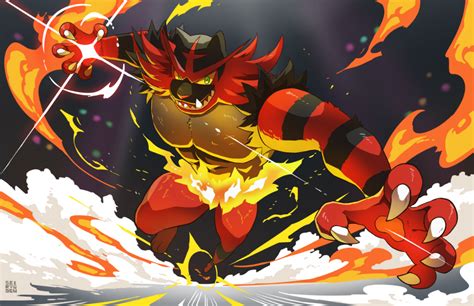 Sei On Twitter Pokemon Incineroar Pokemon Drawings Pokemon Art