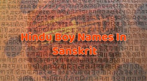 A To Z Baby Boy Names In Sanskrit Archives Rajput Proud