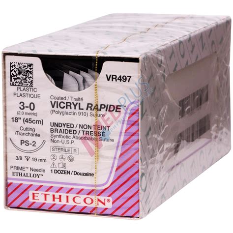Ethicon Coated Vicryl Rapide Polyglactin 910 Suture Precision Point