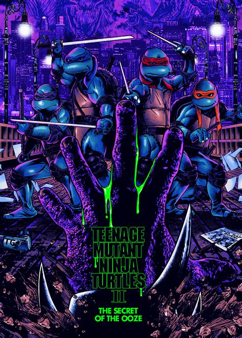 Teenage Mutant Ninja Turtles II The Secret Of The Ooze Poster Ninja Turtles Tmnt Teenage