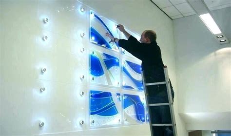 Backlit Translucent Acrylic Wall Panels Decorative Lighted Wall Panels