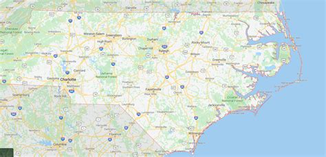 North Carolina Beaches Map Towns And Coast Science Trends