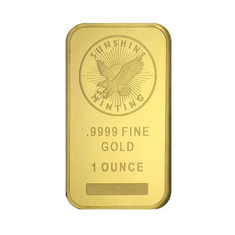 Buy Gold Sunshine Mint Gold Bar 1 Oz For Sale At Goldsilver