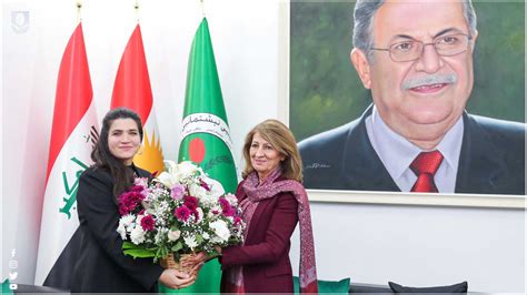 Iraq S First Lady Congratulates Nigar Marf