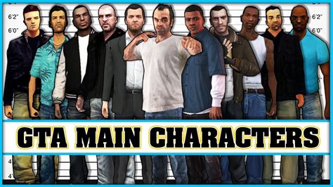 Gta Main Characters Comparison How Gta Characters Have Changed Over