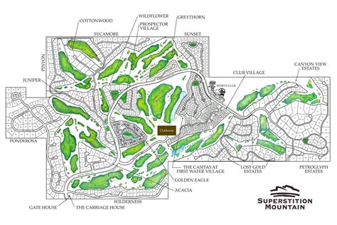Mountain View Golf Course Map 042022