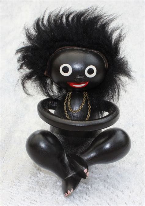Amazing S Vintage Golliwog African Afro Negro Figurine