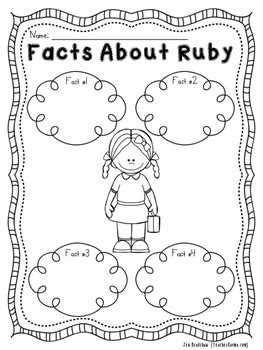 Ruby bridges activities for kindergarten / free ruby bridges printables for elementary students.please refer to the final 7 pages of the file for the link and instructions.free ruby rosa parks {timeline} for kindergarten & first grade social studies. {FREEBIE} Ruby Bridges NO PREP Printables ~ Black History ...