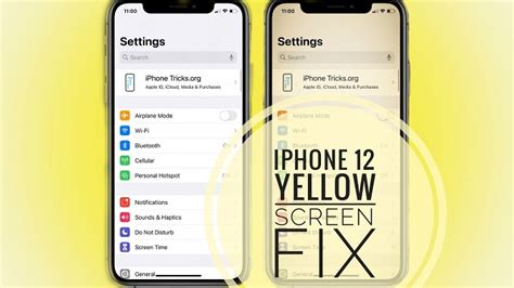 How To Fix iPhone 12 Yellow Screen Display Problem